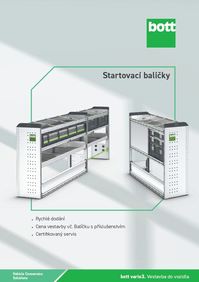 starter packages for bott vario3 van racking solutions